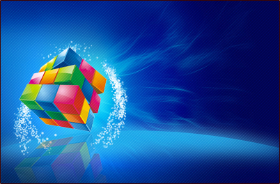 طرح آماده مكعب