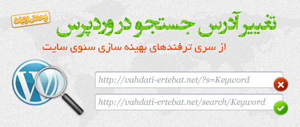 تغییر آدرس جستجو در وردپرس