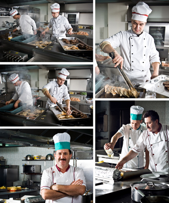 سرآشپزها در آشپزخانه