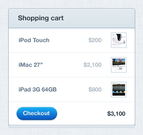 سبد خرید / Shopping Cart