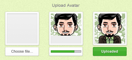 مراحل بارگذاری آواتار