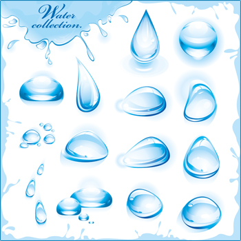 وکتور قطرات آب ( ۶ )