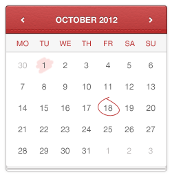 تقویم دست‌نویس شده / Hand Stitched Calendar