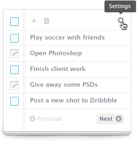 لیست کارهای روزانه / To Do List