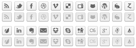 دکمه‌های شبکه‌های اجتماعی / Social Network Buttons