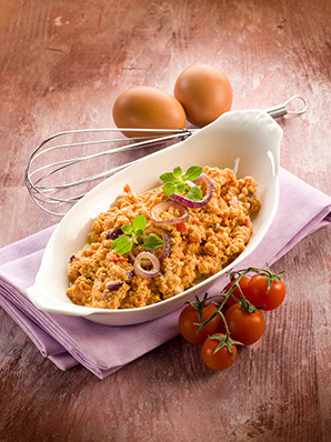 نیمرو تخم‌مرغ با گوجه فرنگی / Scrambled Eggs With Tomatoes