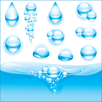 وکتور قطرات آب ( ۷ )