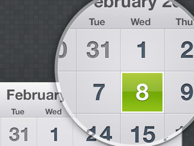 تقویم میلادی iOS