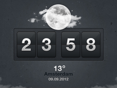 ساعت و وضعیت آب و هوا