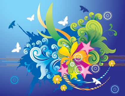 گل و پروانه / Flower & Butterfly