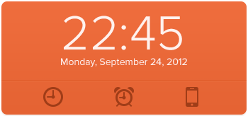 ابزارک ساعت / Clock Widget