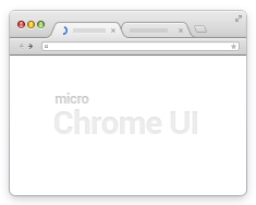 رابط کاربری کوچک گوگل کروم / Micro Chrome UI