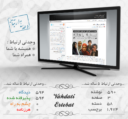 وحدتی ارتباط ۵ ساله شد !!!!