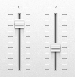 رابط کاربری درجه صدا / Equalizer UI