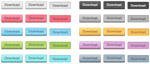 دکمه‌های سه بعدی دلپذیر / Chunky 3D Web Buttons