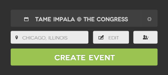 عناصر رابط کاربری ثبت رویداد / Event UI Elements