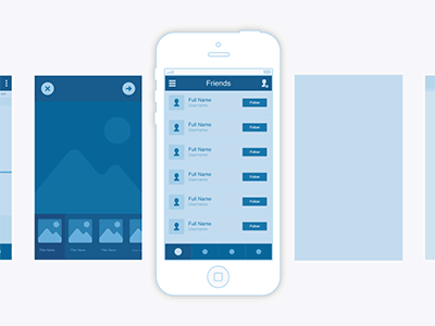 فریم رابط کاربری ویندوز ۸ / UI 8 Wireframe Kit