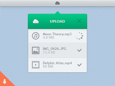 ابزارک آپلود ابری / Cloud Upload Widget