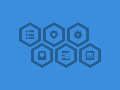 آیکون‌های شش ضلعی / Hex Icons