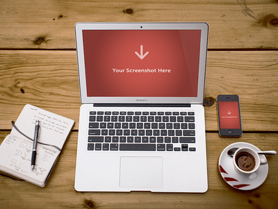 نمایش طرح‌های شما روی میز کارتان