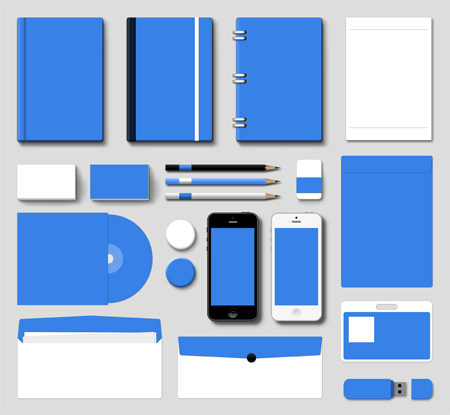 Corporate Branding Mockup By GraphicsFuel