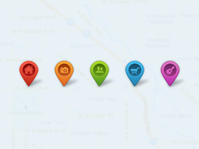 اشاره گرهای نقشه / Map Pointers