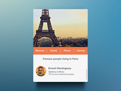 ابزارک پاریس / Paris Widget