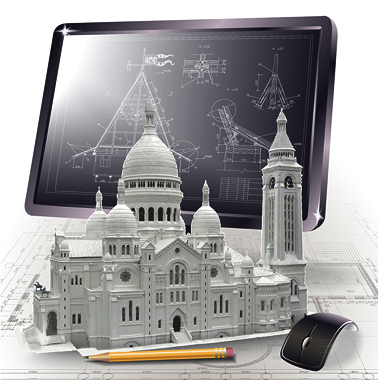 مدل سه بعدی ساختمان