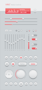 کنترل‌های رسانه Viro