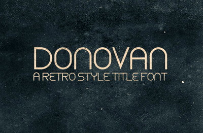 Donovan By WeGraphics
