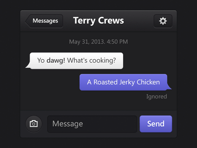 رابط کاربری iOS