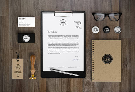 Branding Identity MockUp By GraphicBurger