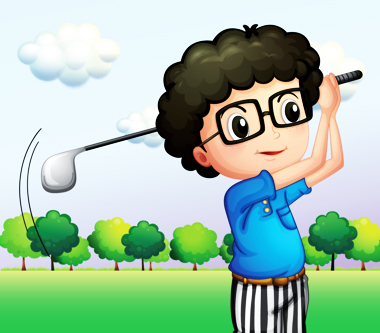 پسر و بازی گلف / Boy & Golf