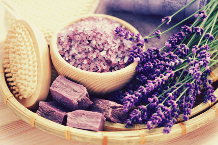 سنگ‌های درمانی ارغوانی / Purple Spa