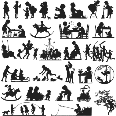 سایه‌های کودکان / Silhouettes Of Children