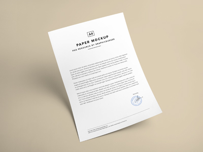 پیکرنمای کاغذ A4