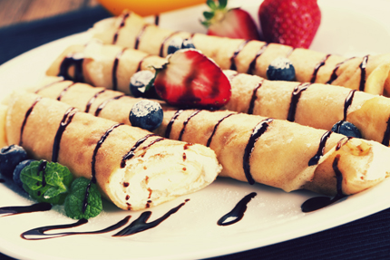 پن‌کیک با میوه‌ها / Pancake With Fruits