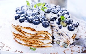 پن‌کیک‌های بلوبری / Blueberry Pancakes